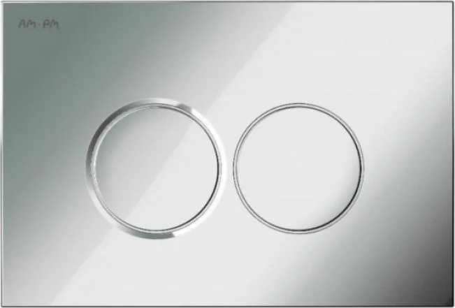 Унитаз с инсталляцией Am.Pm Sense с клавишей глянцевый хром, с инсталляцией index_1 - фото 5