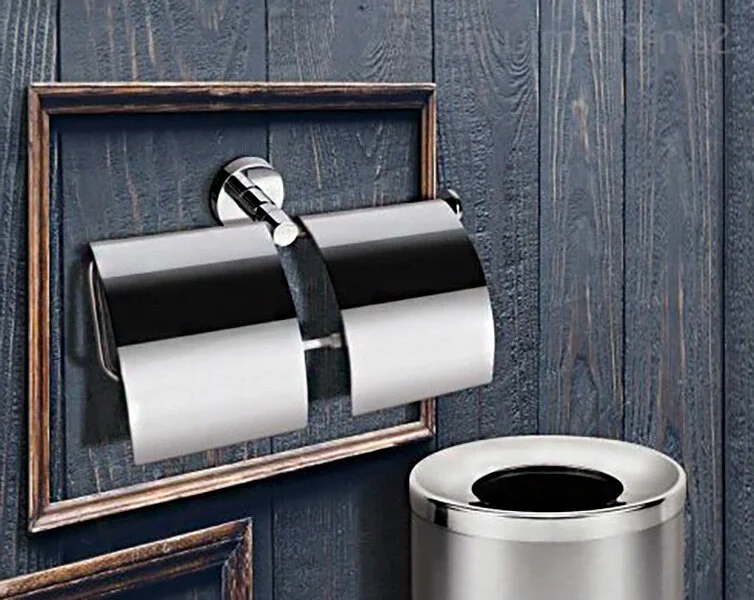 Бумагодержатель Bemeta Omega двойной - фото 3