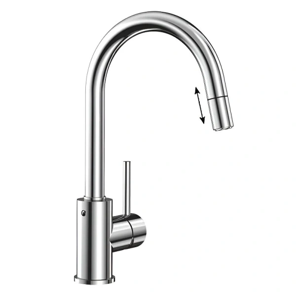 Смеситель для кухни, хром, Blanco Mida-S - фото 1