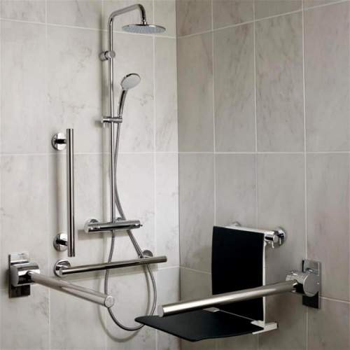 Поручень для ванной Ideal Standard Contour S6362 складной, настенные - фото 5