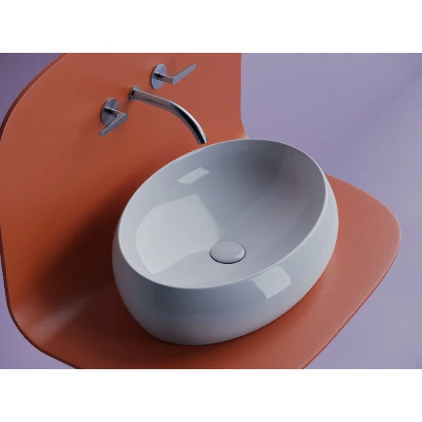 Раковина Ceramica Nova Element 56 см накладная, белые - фото 4