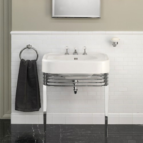 Раковина консоль Devon&Devon Blues IBLG(1-3)FBLUES, DEBLUES - фото 2