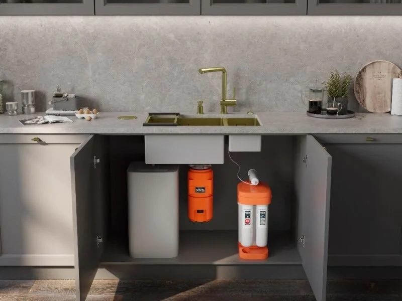 Мойка для кухни Omoikiri Taki 69-2-U/IF-LG-L Side 69 см левосторонняя, из нержавеющей стали, стальные, металлические - фото 3