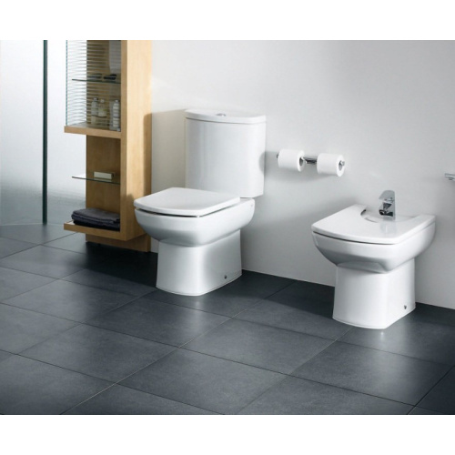 Унитаз компакт Roca Dama Senso подвод воды снизу, напольные - фото 2