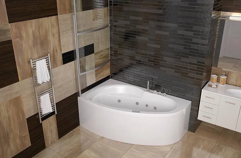 Акриловая ванна Eurolux Bagi, 170 х 100 см, белая, L/R - фото 4