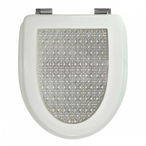 Крышка-сидение с микролифтом Migliore Milady фурнитура хром - фото 12