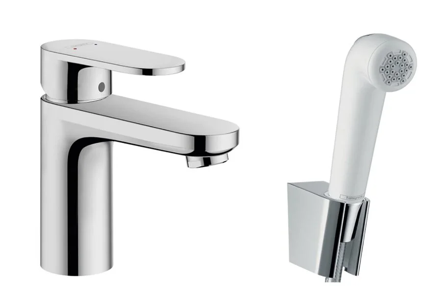 Смеситель с гигиеническим душем Hansgrohe Vernis Blend хром - фото 1