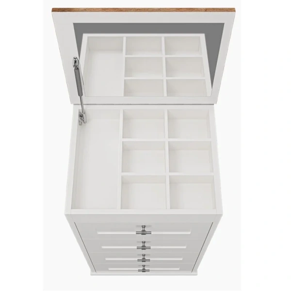 Тумба напольная Misty Марта 50 см с зеркалом - фото 3