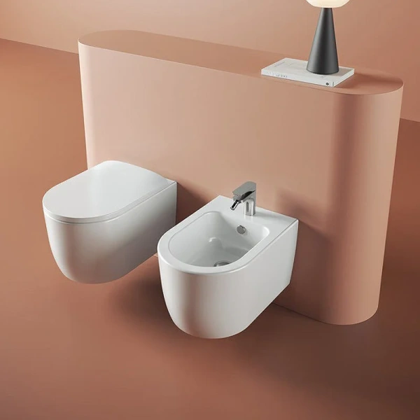 Унитаз подвесной ArtCeram Monet белый матовый, безободковые, сиденье с микролифтом  - фото 5