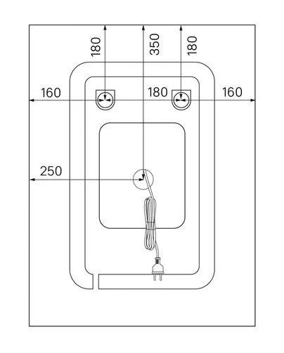 Зеркало с подсветкой IDDIS Zodiac 50 см прямоугольное, сенсорное - фото 9