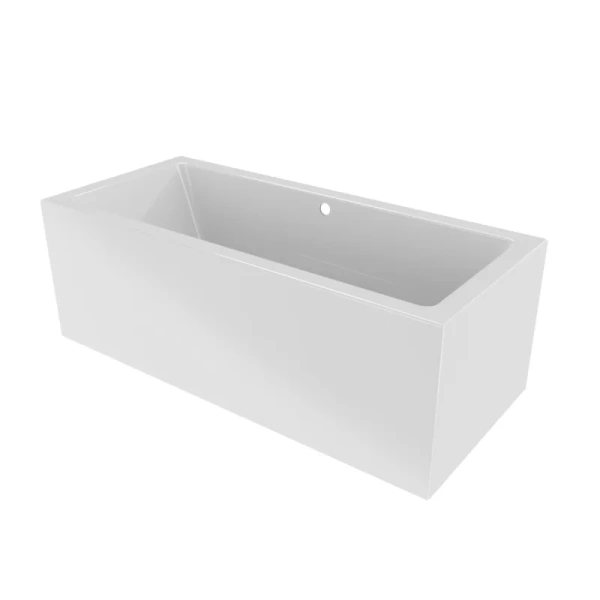 Акриловая ванна Riho Rething Cubic Fall Plug & Play, B104023005/B104022005, 160 x 70 см, панели слева/справа, наполнение через перелив, цвет белый - фото 4