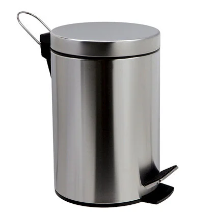 Мусорное ведро WasserKRAFT никель - фото 4