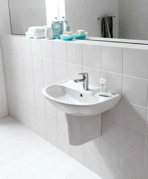 Раковина Laufen Pro 65 см подвесная, с 1 отверстием для смесителя, современные, hi-tech - фото 2