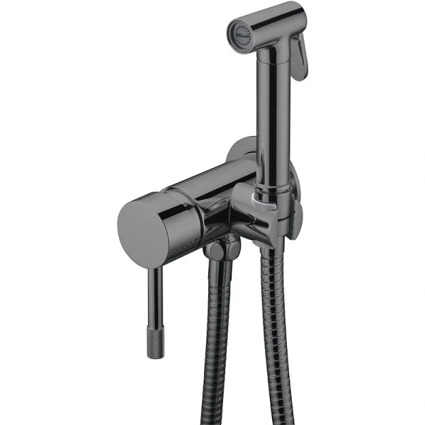 Гигиенический душ со смесителем Boheme Uno Gunmetal Shiny - фото 1