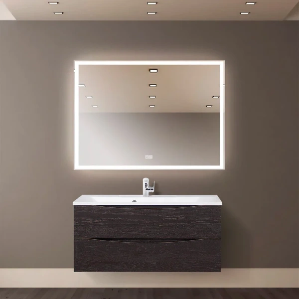 Зеркало с подсветкой BelBagno Spc 110 см с сенсорным выключателем - фото 4