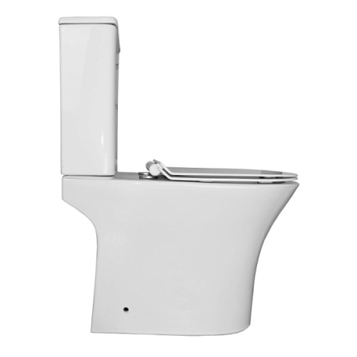 Унитаз компакт Azario Fretta Round белый, белые - фото 6