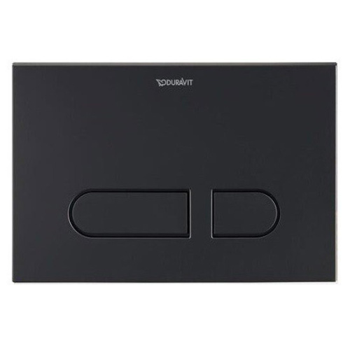 Клавиша смыва Duravit DuraSystem черная матовая - фото 1