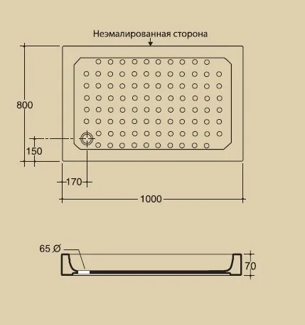 Душевой поддон Migliore 100х80 см прямоугольный - фото 2