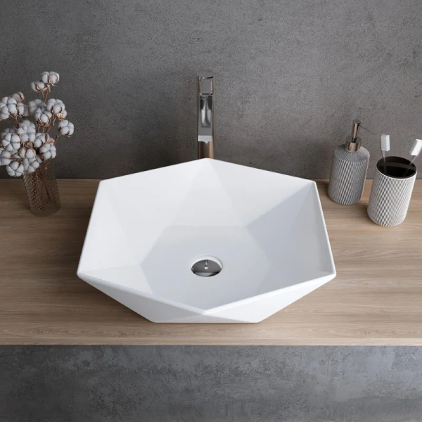 Раковина Grossman 46 см накладная - фото 3