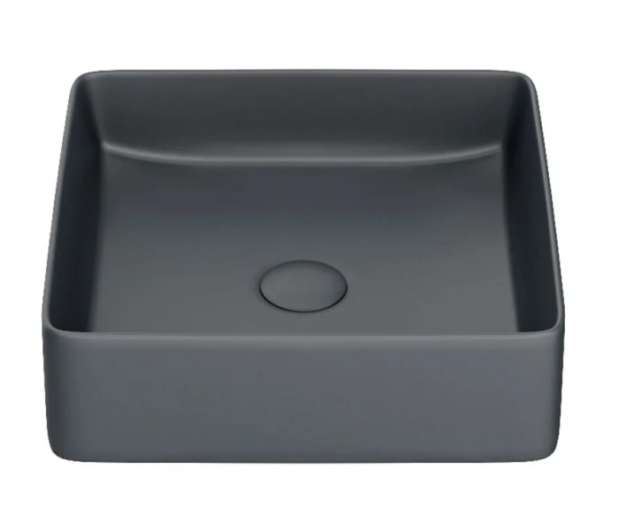 Раковина IDDIS Slide 36 см серая матовая, накладные (на столешницу), пристенные - фото 3