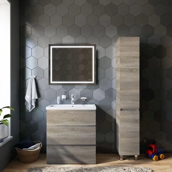 Шкаф-пенал напольный Am.Pm Gem S M91CSR0306 30 см правый, напольные - фото 6