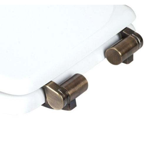 Сиденье для унитаза с микролифтом, фурнитура бронза, Tiffany World Bristol, по запросу - фото 2