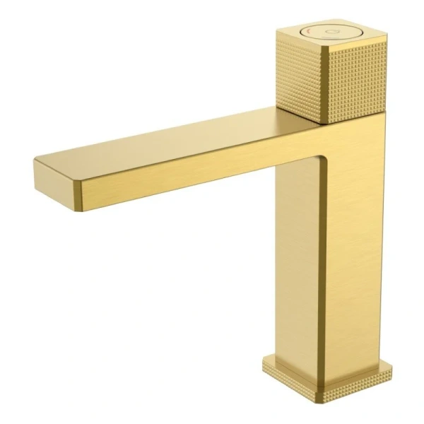 Смеситель для раковины Boheme Quad автоматический matt gold - фото 1