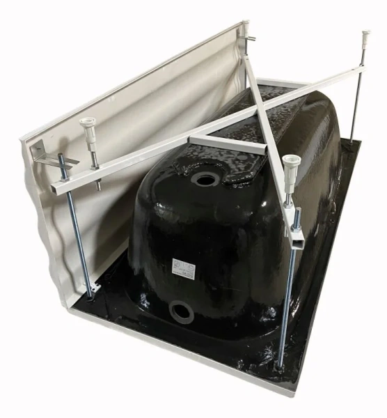 Акриловая ванна Eurolux Lait E1015070017, 150 х 70 см, белая,, прямоугольные - фото 5