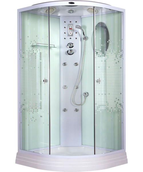 Душевая кабина Niagara Ultra 118х118 см полукруглая