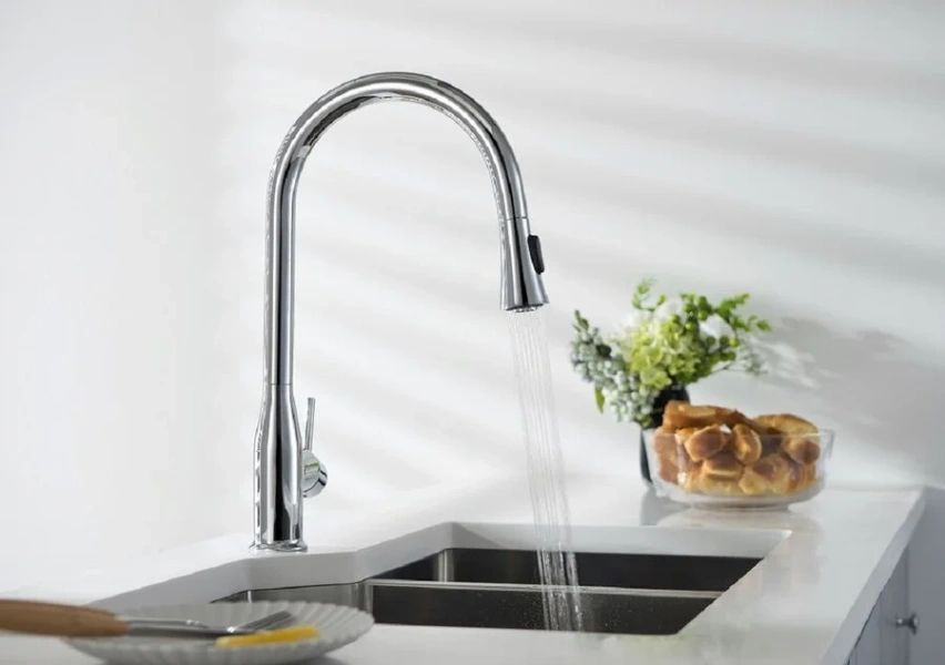 Смеситель для кухни хром Timo Saona 2336/00FL, современные, hi-tech - фото 3