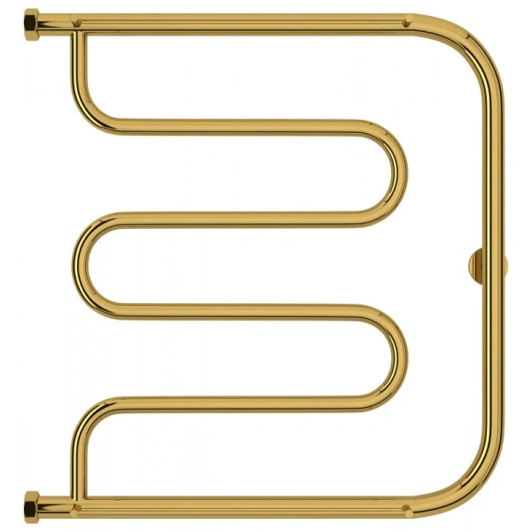 Полотенцесушитель водяной Сунержа Лира+ 60x60 см золото, золото - фото 3