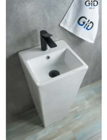 Раковина напольная GID Autonomo Nb147 34 см белая - фото 3
