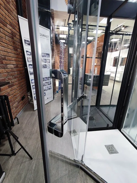 Душевой уголок RGW Hotel HO-081 профиль хром, 90х90 - фото 5