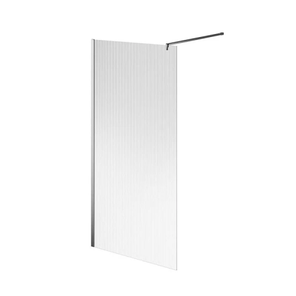 Душевая перегородка Kerama Marazzi Cristallo 100 см профиль хром - фото 1