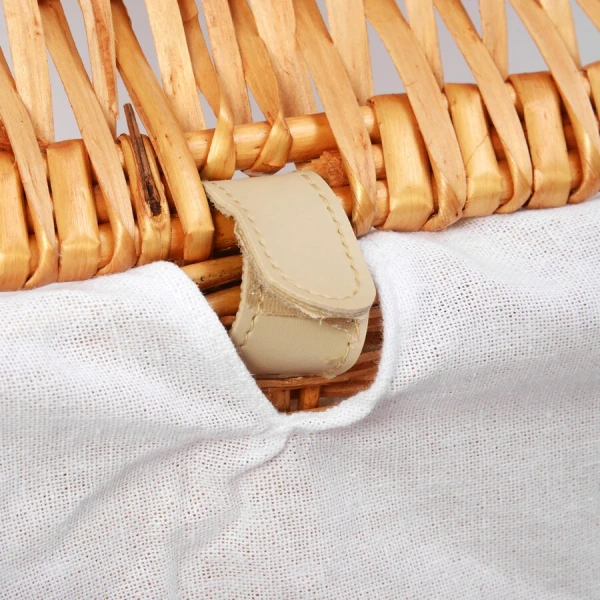 Корзина для белья WasserKRAFT Ammer плетеная, недорого index_1 - фото 9