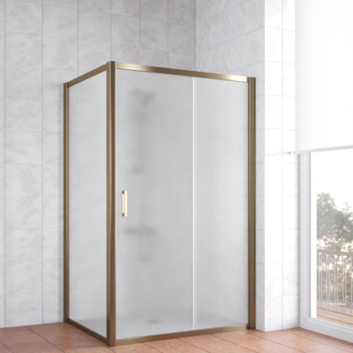 Душевой уголок стекло сатин Vegas-glass ZP+ZPV 120х90 10, 120х90 - фото 5