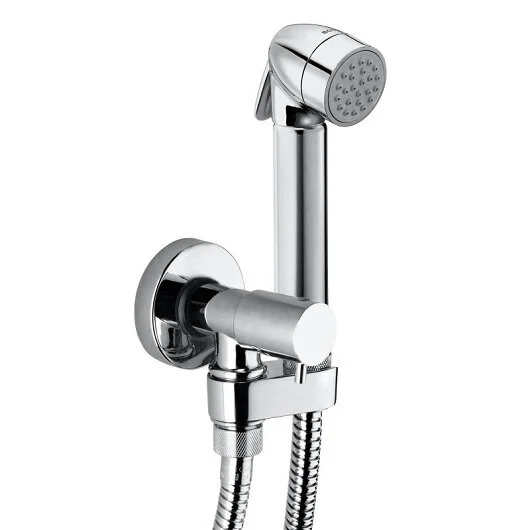 Гигиенический душ с держателем и шлангом Bossini Talita хром - фото 1