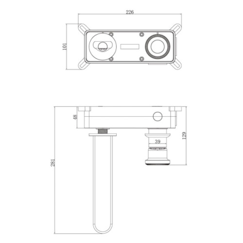 Смеситель для раковины ALTROBAGNO Ricco 010517 хром - фото 3