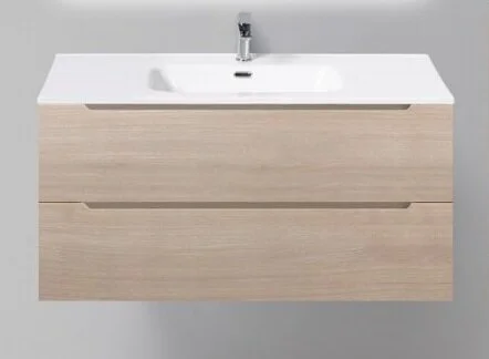 Тумба под раковину подвесная BelBagno Etna 100 см rovere grigio - фото 19