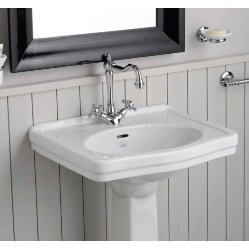 Раковина Simas Londra LO 914, прямоугольной формы, тюльпан - фото 5