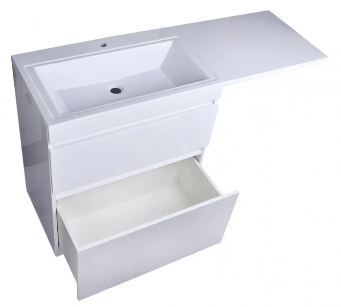 Тумба под раковину напольная Style Line Даллас 77 см белая, напольная, пристенная - фото 4