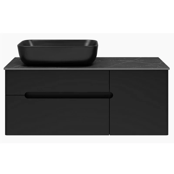 Тумба с раковиной подвесная Misty Роял П-Роя-01100-0 100 см с дверцей