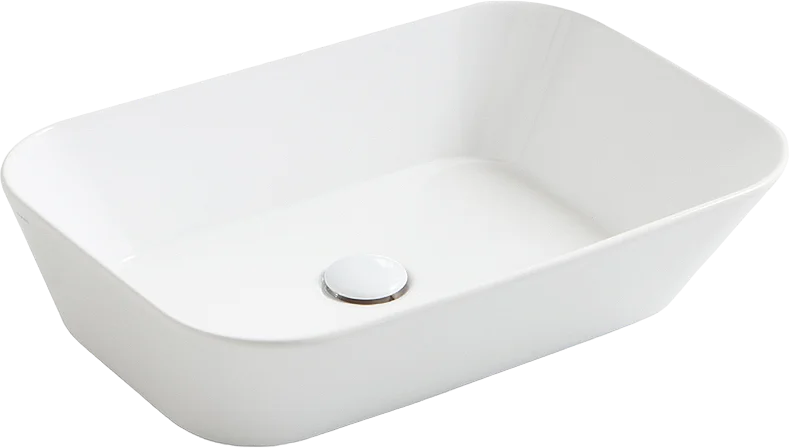 Раковина консоль Simas Wave WA04 bi*0 60 см прямоугольная