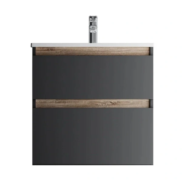 Тумба с раковиной подвесная Am.Pm X-Joy M85AFHX0652 65 см с двумя ящиками