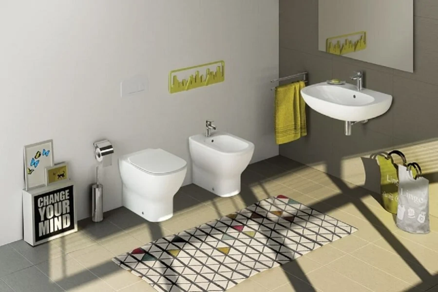 Унитаз напольный Ideal Standard Tesi T0077 приставной, технология AquaBlade - фото 3