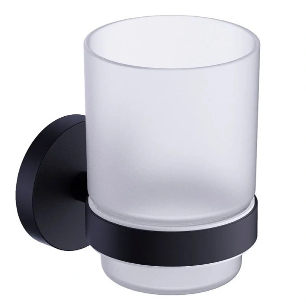 Стакан для ванной Timo Saona черный - фото 1
