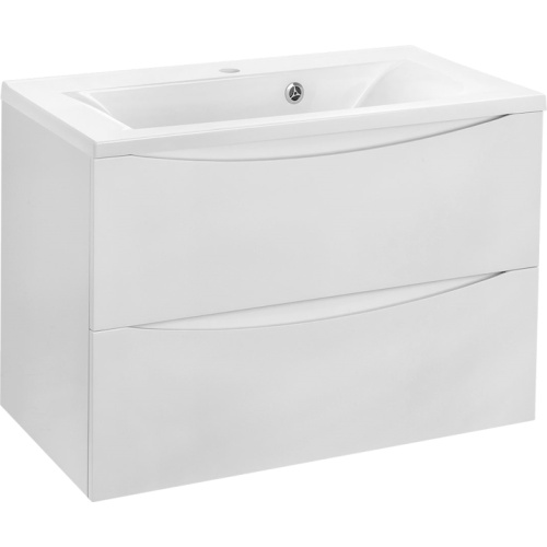 Тумба под раковину подвесная Vincea Mia 74 см G.White, моноблок - фото 5