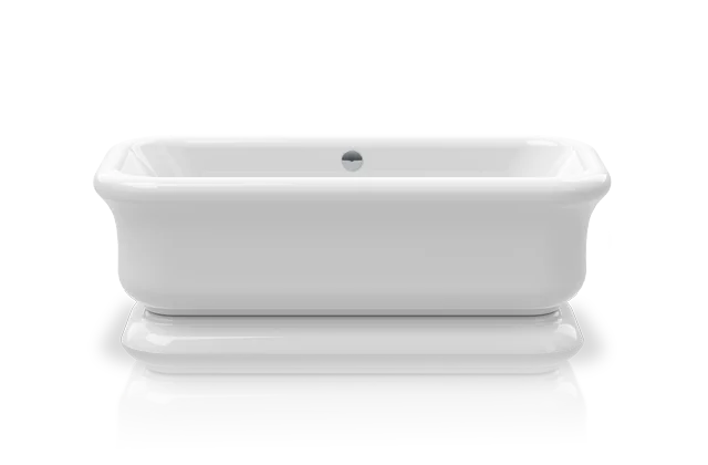 Ванна акриловая Knief Retro 0100-090-06 180 х 85 см с акриловым плинтусом, слив в цвете хром, акриловые - фото 2