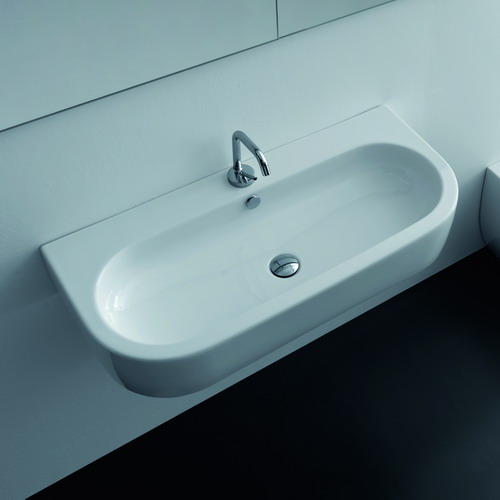 Раковина с одним отверстием под смеситель Kerasan Flo 3151bi*1 - фото 4