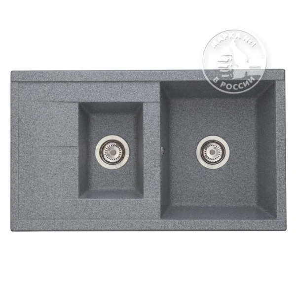 Мойка для кухни Акватон Делия 1A716232DE2 87 см с крылом